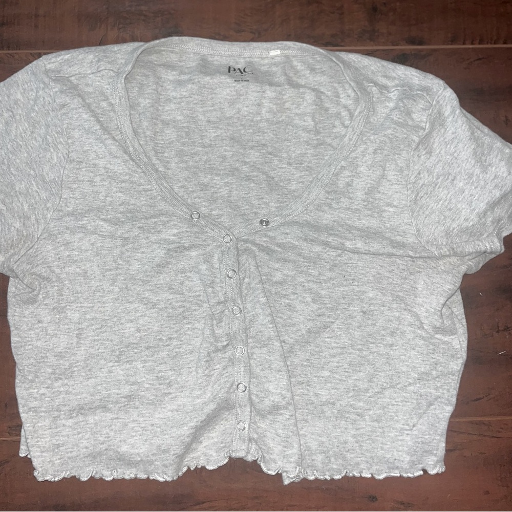Pacsun grey large shirt